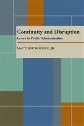 Book cover of Continuity and Disruption by Matthew Holden Jr.