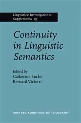 Book cover of Continuity in Linguistic Semantics by Catherine Fuchs