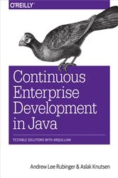 Book cover of Continuous Enterprise Development in Java by Andrew Lee Rubinger
