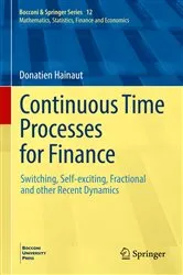 Book cover of Continuous Time Processes for Finance by Unknown