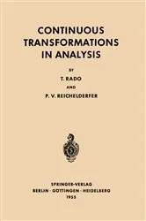 Book cover of Continuous Transformations in Analysis by Tibor Rado