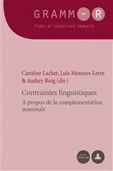 Book cover of Contraintes linguistiques by Unknown
