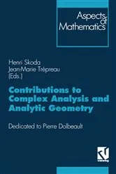 Book cover of Contributions to Complex Analysis and Analytic Geometry by Unknown