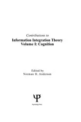 Book cover of Contributions To Information Integration Theory by Norman H. Anderson