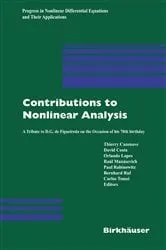 Book cover of Contributions to Nonlinear Analysis by Thierry Cazenave