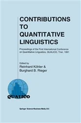 Book cover of Contributions to Quantitative Linguistics by Reinhard KÃ¶hler