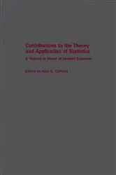 Book cover of Contributions to the Theory and Application of Statistics by Unknown