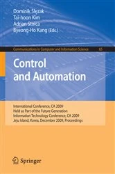 Book cover of Control and Automation by Dominik Slezak