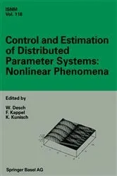Book cover of Control and Estimation of Distributed Parameter Systems: Nonlinear Phenomena by Unknown