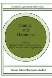 Book cover of Control and Grammar by Unknown