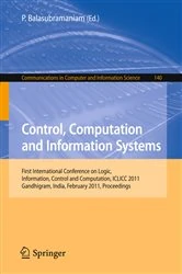 Book cover of Control, Computation and Information Systems by P. Balasubramaniam
