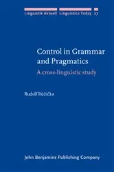 Book cover of Control in Grammar and Pragmatics by Rudolf Růžička