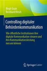 Book cover of Controlling digitaler Behördenkommunikation by Birgit Grain