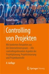 Book cover of Controlling von Projekten (8th ed.) by Rudolf Fiedler