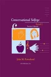 Book cover of Conversational Solfege Level 1 Teacher's Manual by John Feierabend