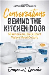 Book cover of Conversations Behind the Kitchen Door by Emmanuel Laroche