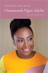 Book cover of Conversations with Chimamanda Ngozi Adichie by Daria Tunca