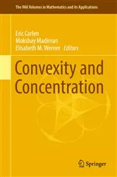 Book cover of Convexity and Concentration by Unknown
