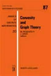 Book cover of Convexity and Graph Theory by Unknown
