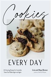 Book cover of Cookies Every Day by Livia Benson