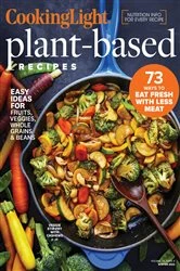 Book cover of Cooking Light Plant-Based Recipes by Cooking Light