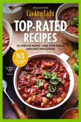 Book cover of COOKING LIGHT Top Rated Recipes by The Editors of Cooking Light