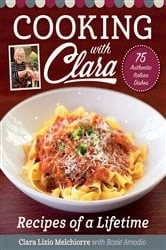Book cover of Cooking with Clara by Clara Lizio Melchiorre