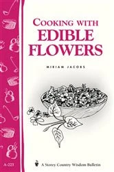 Book cover of Cooking with Edible Flowers by Miriam Jacobs