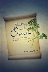 Book cover of Cooking with Oma by Edie Hall