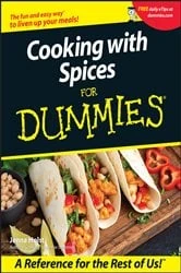 Book cover of Cooking with Spices For Dummies by Jenna Holst
