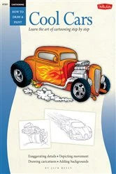Book cover of Cool Cars / Cartooning by Jack Keely