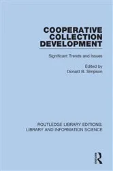 Book cover of Cooperative Collection Development by Donald B. Simpson