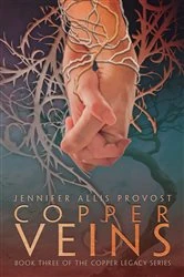 Book cover of Copper Veins by Jennifer Allis Provost