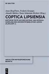 Book cover of Coptica Lipsiensia by Anne Boud'hors