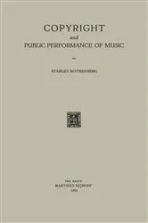Book cover of Copyright and Public Performance of Music by Unknown