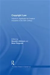 Book cover of Copyright Law by Benedict Atkinson