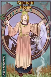 Book cover of Coroa de Poder by Olga Kryuchkova