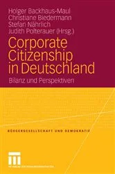 Book cover of Corporate Citizenship in Deutschland by Holger Backhaus-Maul