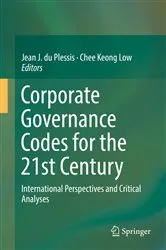 Book cover of Corporate Governance Codes for the 21st Century by Jean J. du Plessis