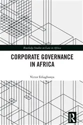 Book cover of Corporate Governance in Africa by Victor Ediagbonya
