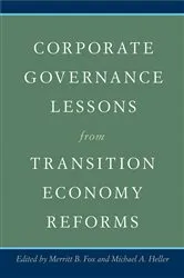 Book cover of Corporate Governance Lessons from Transition Economy Reforms by Merritt B. Fox