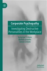 Book cover of Corporate Psychopathy by Katarina Fritzon