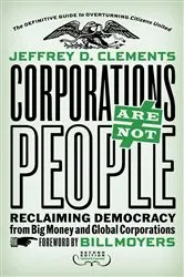 Book cover of Corporations Are Not People by Jeffrey D. Clements