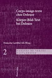 Book cover of Corps-image-texte chez Deleuze- Koerper-Bild-Text bei Deleuze by Françoise Lartillot