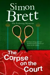 Book cover of Corpse on the Court by Simon Brett