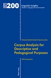 Book cover of Corpus Analysis for Descriptive and Pedagogical Purposes by Maurizio Gotti