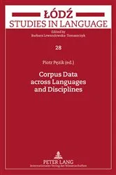 Book cover of Corpus Data across Languages and Disciplines by Barbara Lewandowska-Tomaszczyk