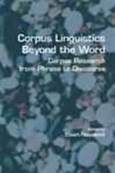 Book cover of Corpus Linguistics Beyond the Word by Eileen Fitzpatrick