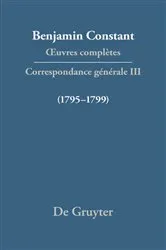 Book cover of Correspondance 1795–1799 by C.P. Courtney