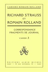 Book cover of Correspondance entre Richard Strauss et Romain Rolland by Romain Rolland